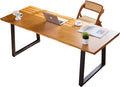 Modern Solid Wood Executive Desk – Spacious and Minimalist Home Office by Unknown