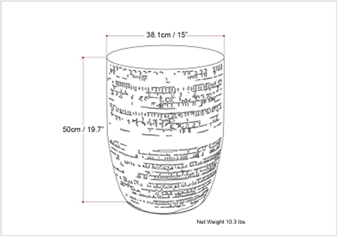 SIMPLIHOME Johnsen Metal Table - Image 3