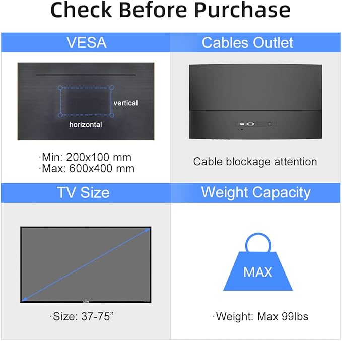 Suptek Reinforced Universal TV Stand - Image 6