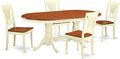 East West Furniture PLAI5-WHI-W 5 Piece Dining Room Furniture Set Includes an by EastWestFurniture