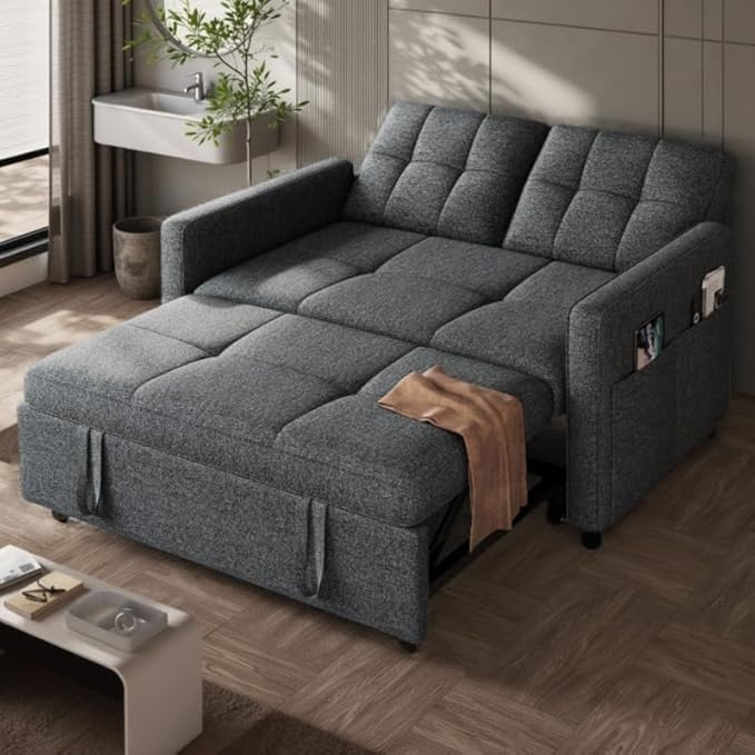 DWVO 55" Convertible Sofa Bed, 3-in-1 Sleeper Sofa - Image 7