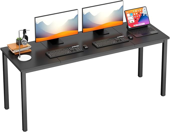 DlandHome 71 inches X-Large Computer Desk, Composite Wood Board, Decent and by DlandHome