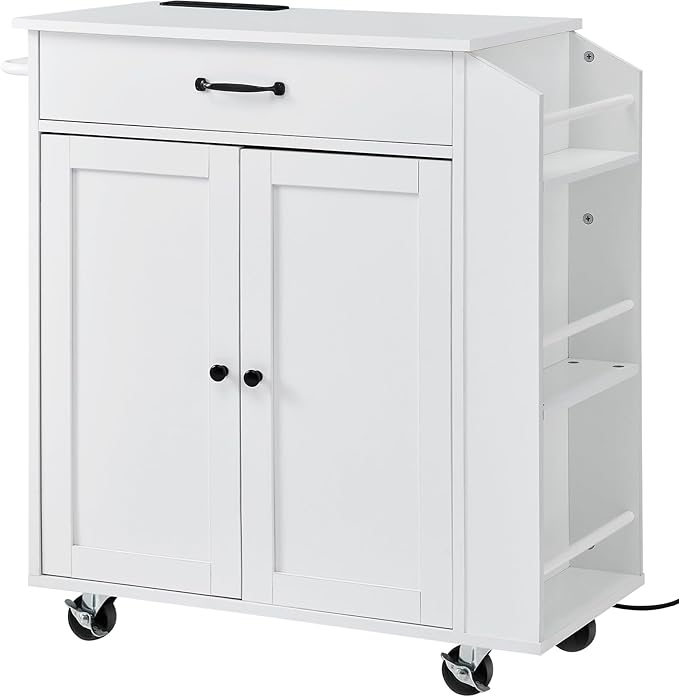 VEVOR Kitchen Island Cart, Rolling Table - Image 9