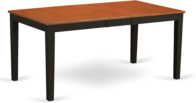 East West Furniture NIQU6-BCH-W 6 Piece Dining Room Table Set Contains a - Image 5