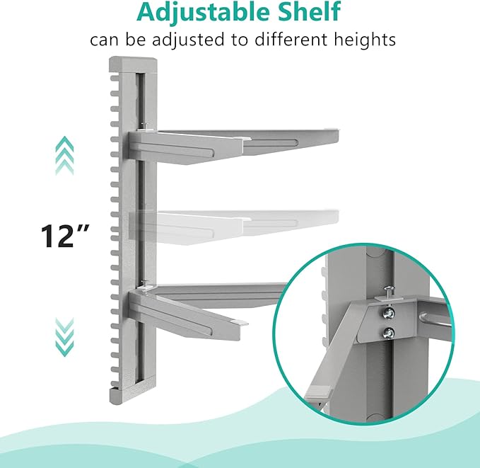 WALI Floating Entertainment Center Shelves, Holds Up to 17.6lbs, TV Shelf - Image 4