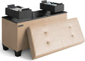 STORAGEBUD Storage Ottoman Bench by STORAGEBUD