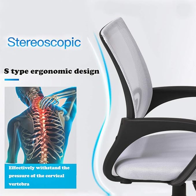 Office Chair Mid Back Desk Chair1 Ergonomic Mesh Computer Gaming - Image 4