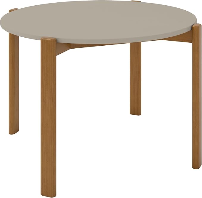 Manhattan Comfort Gales 46-Inch Mid Century Modern Round Dining Table - Image 9