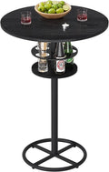 VECELO 36” High Top Bar Table, Sturdy Frame by VECELO