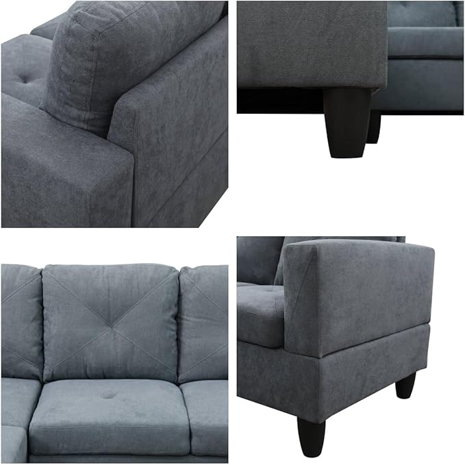 NAYSAYE L Shaped Couch, Modular Sectional Couch - Image 5
