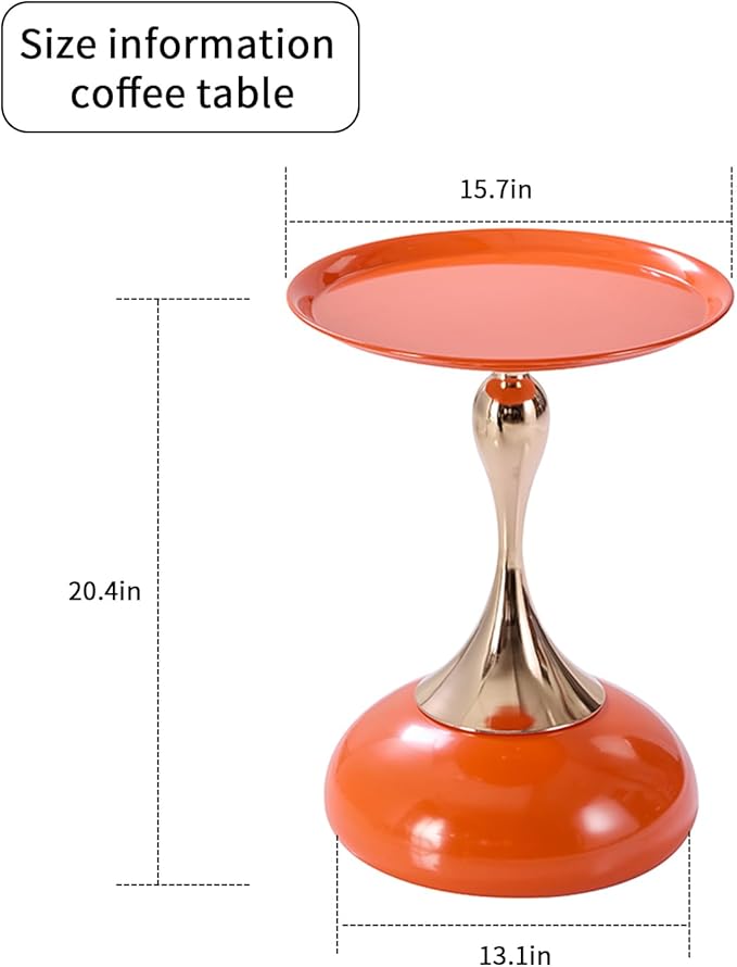 Stylish Hourglass Side Table - Image 2
