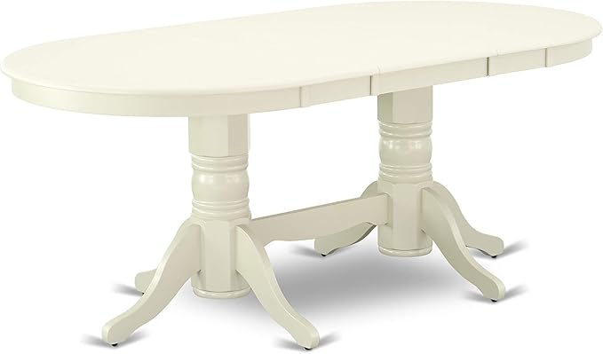 East West Furniture VAVA5-LWH-W 5 Piece Dining Room Furniture Set Includes an - Image 3