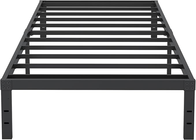 10 Inch XL Twin Bed Frames, Platform Metal Bed Frame Twin XL Size Heavy Duty by Cieemine