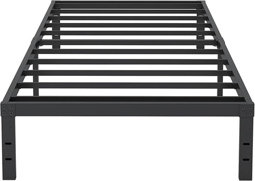 10 Inch Twin Bed Frames, Platform Metal Bed Frame Twin Size Heavy Duty Steel by Cieemine