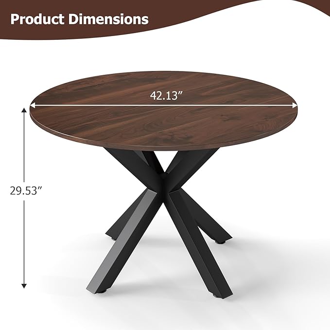 Round Dining Table, Small Round Table - Image 2