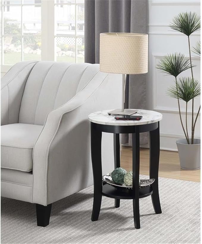 Convenience Concepts American Heritage Round End Table - Image 2