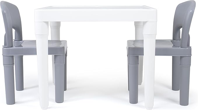 Humble Crew Kids Dry Erase Plastic Table and 2 Set - Image 8