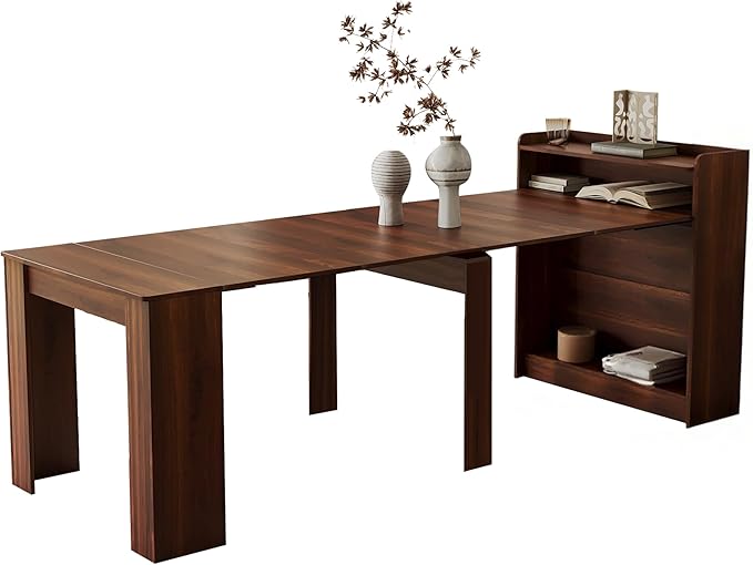 Expandable Dining Table, Convertible Table by Unknown