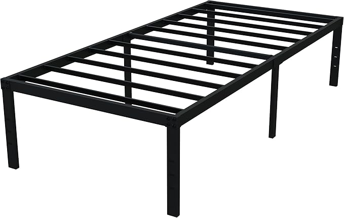 18 Inch Twin Bed Frames No Box Spring Need, Metal Platform Bed Frame Twin Size - Image 8