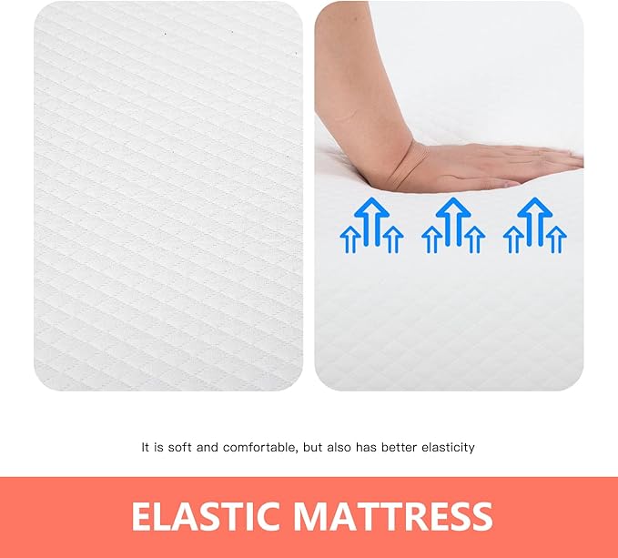 FDW | 5 Inch Full Mattress | Medium Firm | Gel Memory Foam Mattress | White | - Image 5