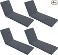 Chaise Lounge Cushions Outdoor Set of 4 by SUMMSUN