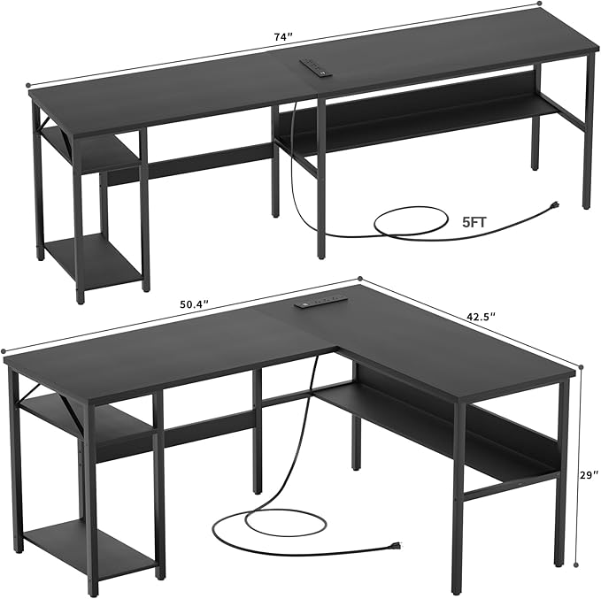 Reversible L Shaped Computer Desk - Image 3
