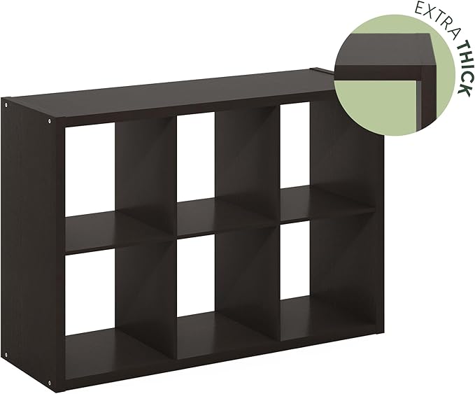 Furinno Cubicle Open Back Decorative Cube Storage Organizer - Image 5