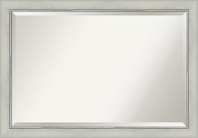 Amanti Art Silver Bathroom Mirror by AmantiArt
