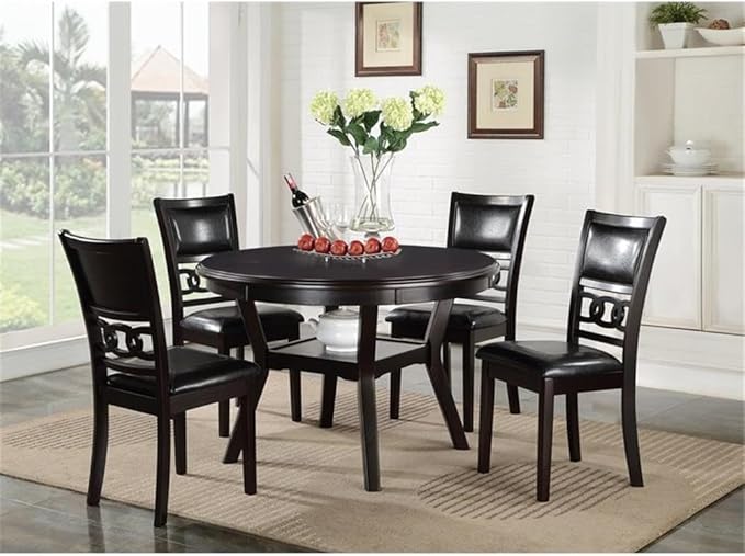 New Classic Furniture Gia 5-Piece Round Dining Set - Image 2