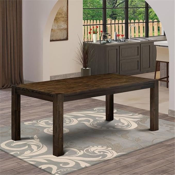 East West Furniture LM7-07-T Lismore Modern Dining Table - Image 2