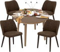 COLAMY 5-Piece Extendable Dining Table Set by COLAMYINC