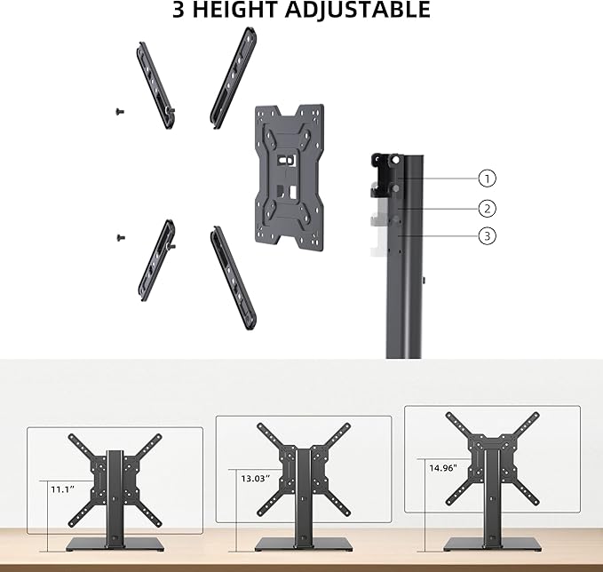 Universal TV Stand Base, Table Top TV Stand - Image 4