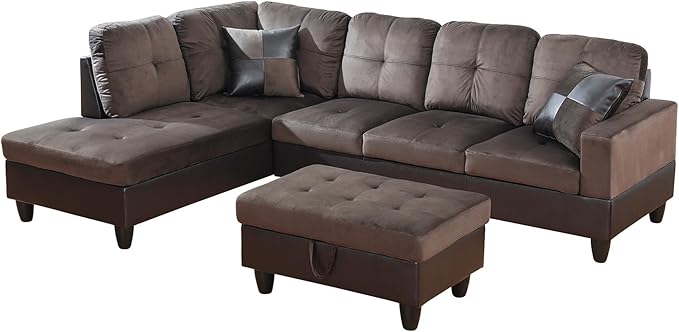 Osparple L Shaped Couch Sectional Couches - Image 3