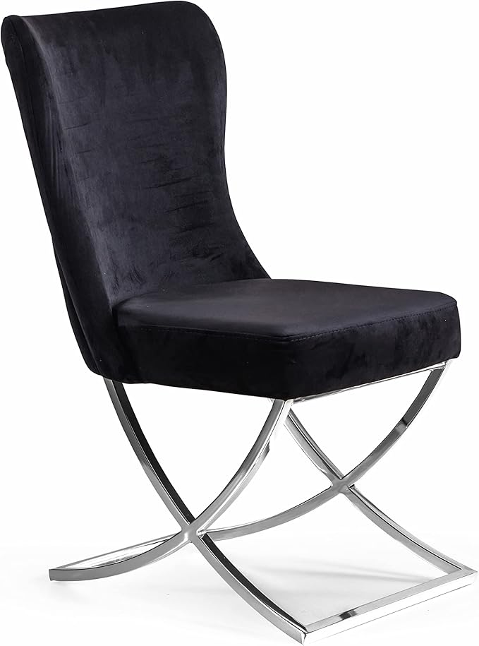 Ottomanson Royal Dining Chairs Set of 2 – Upholstered Tufted Microfiber - Image 5