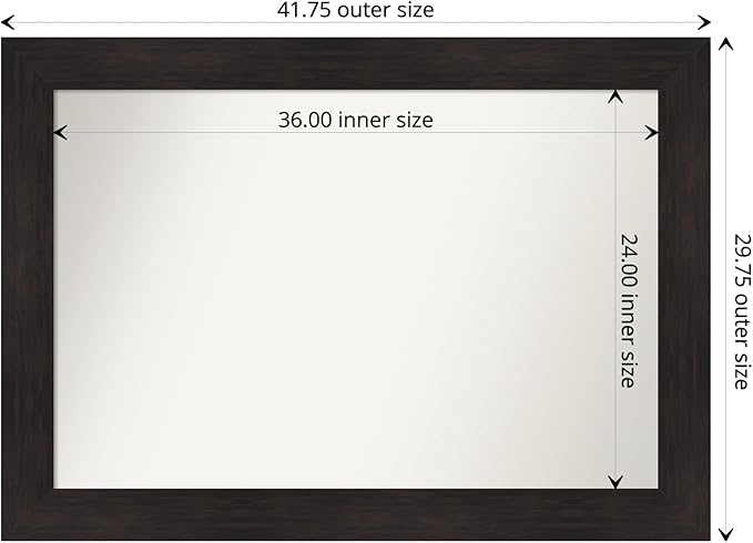 Amanti Art Silver Bathroom Mirror - Image 4