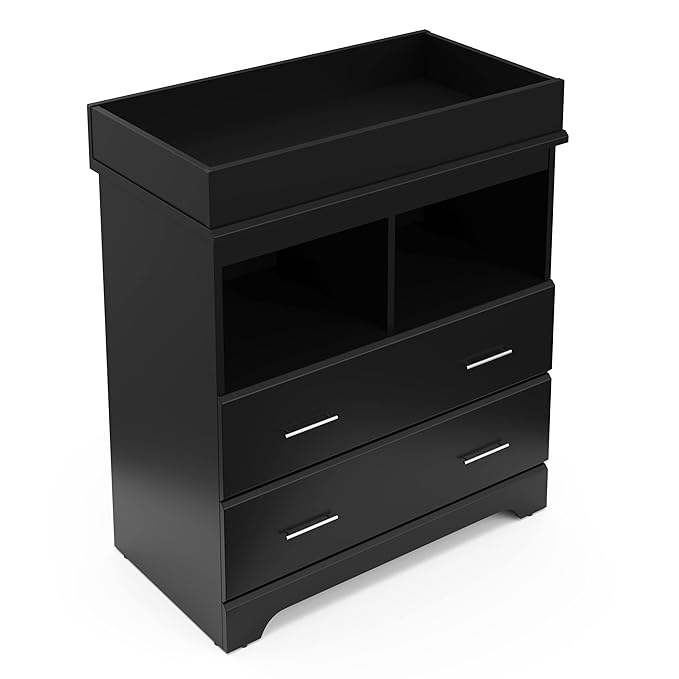 Storkcraft Brookside 2 Drawer Changing Table Dresser – GREENGUARD Gold Certified - Image 9