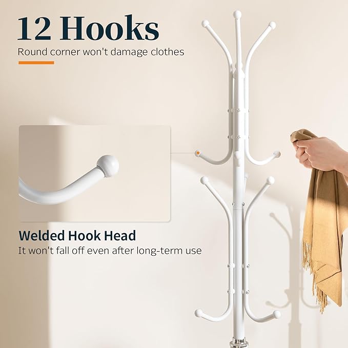 Yoobure Metal Coat Rack Freestanding - Image 3
