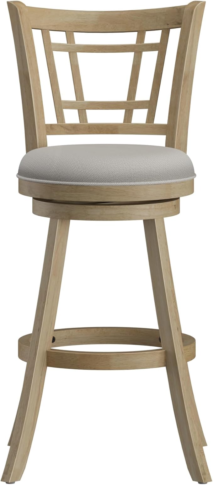 Hillsdale Fairfox 30.5" Wood Swivel Bar Height Stool - Image 11