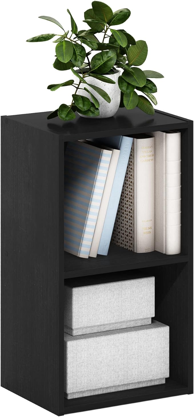 Furinno Luder Bookcase / Book / Storage, 2-Tier Cube by Furinno-FitsYourSpaceFitsYourBudget