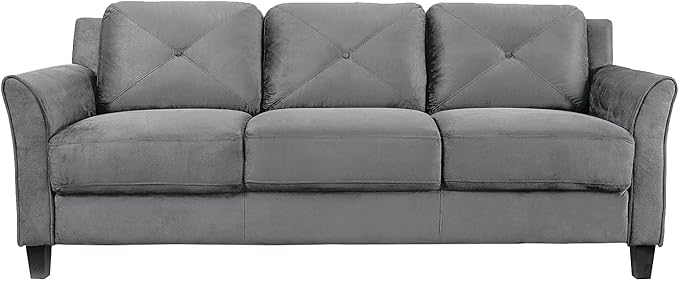 Lifestyle Solutions Harrington Sofa in Grey, Dark Grey - Image 9