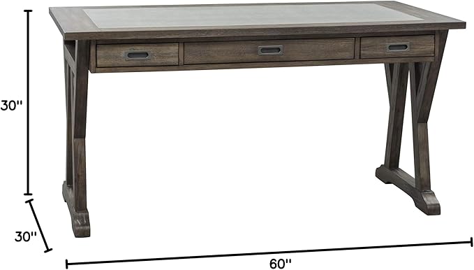 LIBERTY FURNITURE INDUSTRIES, INC. Stone Brook Complete 3 Piece Desk - Image 2