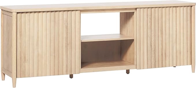 Walker Edison Scandinavian Reeded TV Stand - Image 2