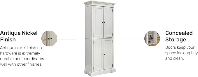 Homestyles Americana Off-White Pantry - Image 6