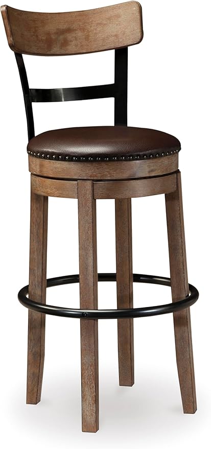 Signature Design by Ashley Pinnadel Barstool, Light Brown by SignatureDesignbyAshley