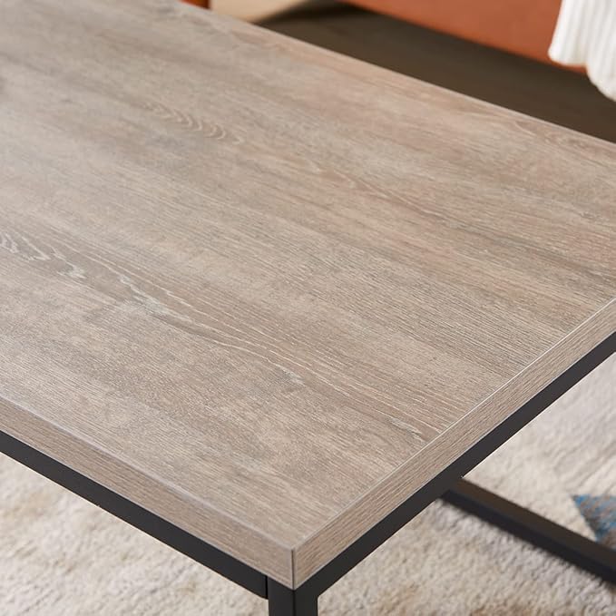 CENSI 40-in Grey Wash Accent Coffee Table Ottoman - Image 8