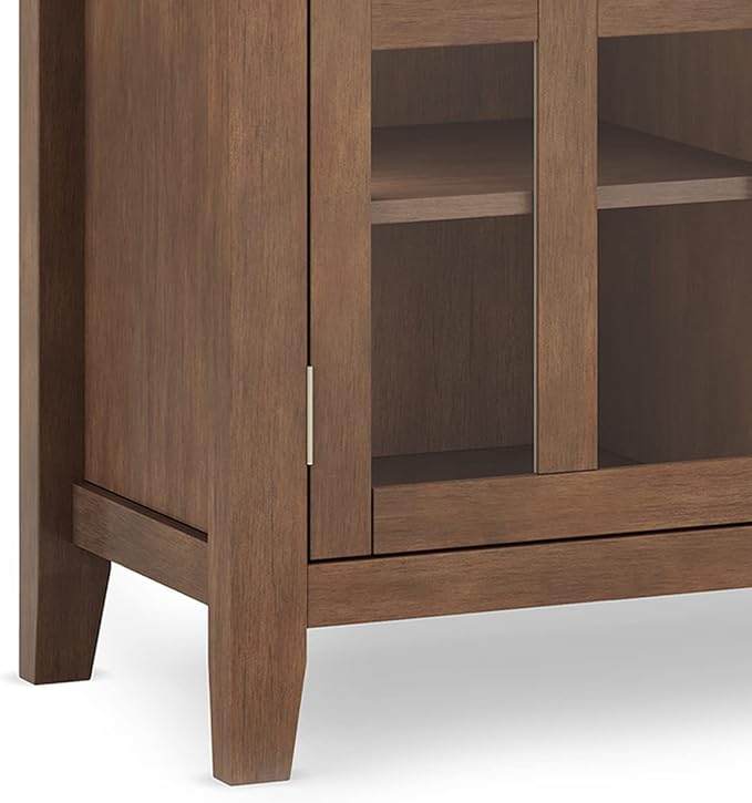 SIMPLIHOME Artisan SOLID WOOD 53 Inch Wide Contemporary TV Media Stand in - Image 7