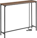 Console Table, Narrow Entryway Table, Thin Sofa Table, Behind Couch Table by Unknown