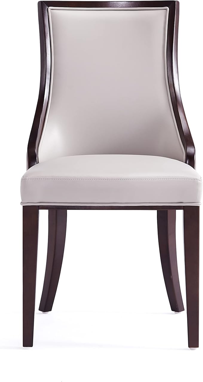 Manhattan Comfort Grand Avenue Faux Leather Dining Chairs, Parsons Accent - Image 6