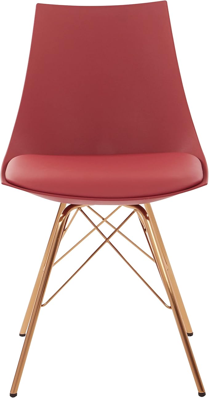OSP Home Furnishings Oakley Mid-Century Modern Bucket Dining Chair - Image 4