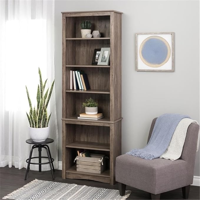 Prepac Sonoma Tall 6-Tier Bookcase 80"H - Image 2